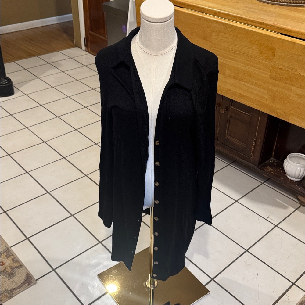 Walter Baker Classic Black Knit Cardigan